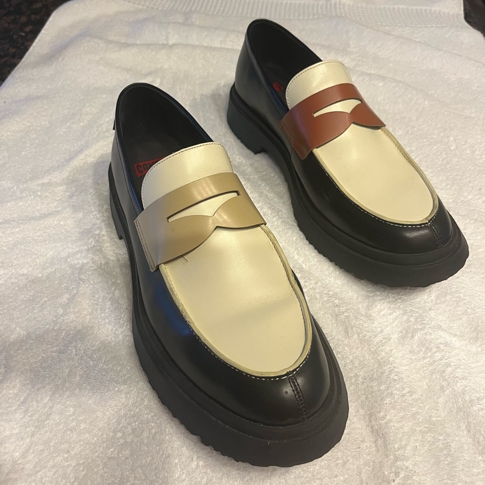 Camper brand chunky loafers